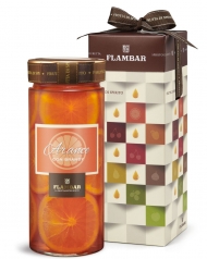 MAZZETTI VASO FIOCCO GR.630 ARANCIA E BRANDY